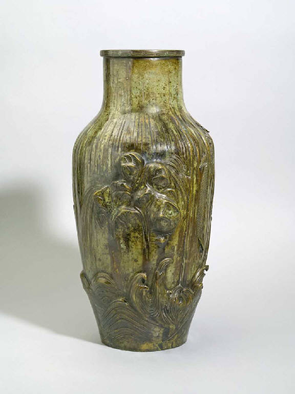 Carpa (vaso da fiori) di Minshu - manifattura giapponese (ultimo quarto sec. XIX)