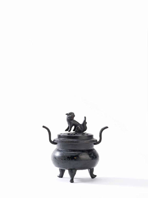Leone cinese (bruciaprofumi) - manifattura giapponese (secc. XVIII/ XIX)