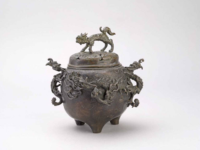 Drago (bruciaprofumi) - manifattura giapponese (secc. XVIII/ XIX)