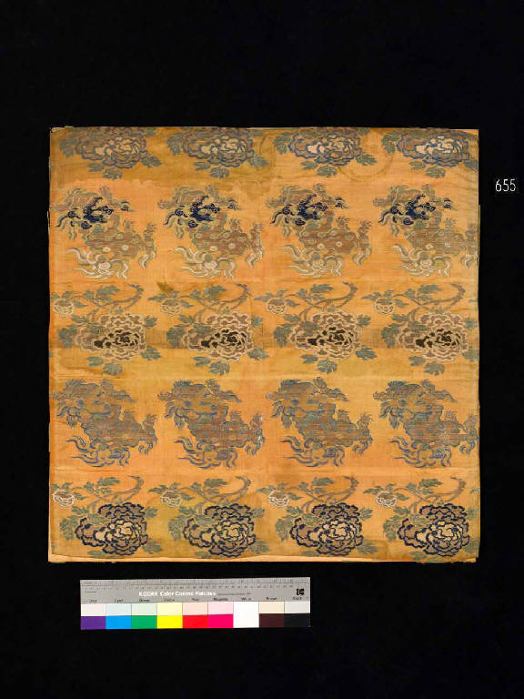 Leone cinese (tessuto) - manifattura giapponese (sec. XIX)