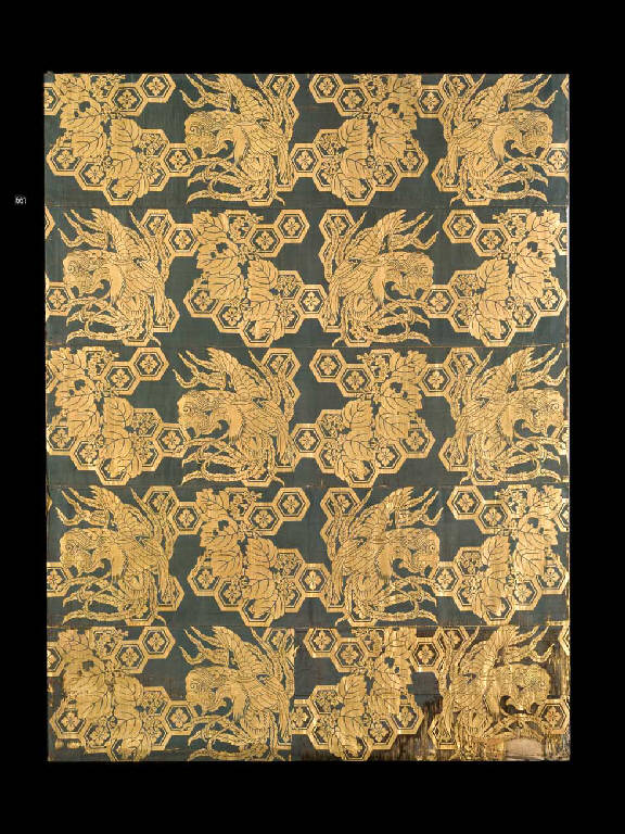 Uccelli (tessuto) - manifattura giapponese (sec. XIX)