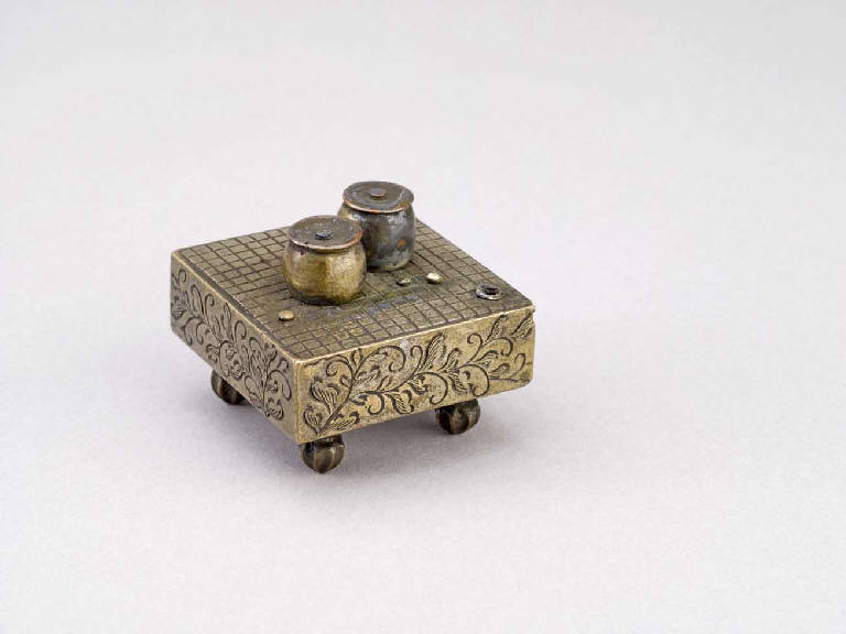 Scacchiera (netsuke) - manifattura giapponese (sec. XIX)