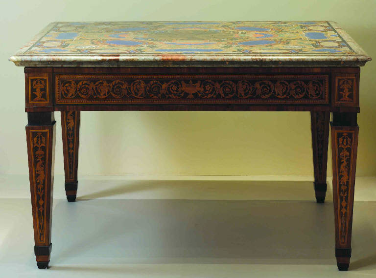tavolo di G.B.M (attribuito) - bottega fiorentina (fine/ inizio, primo quarto secc. XVIII/ XIX, sec. XVII)