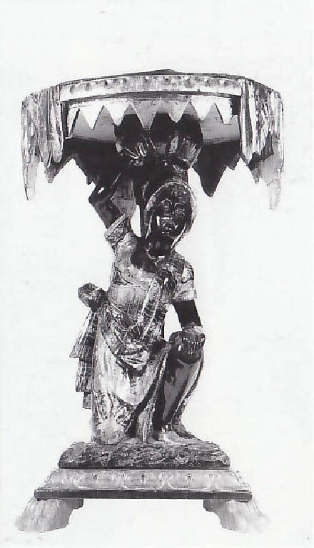 Moro (tavolino) - bottega veneta (ultimo quarto sec. XIX)