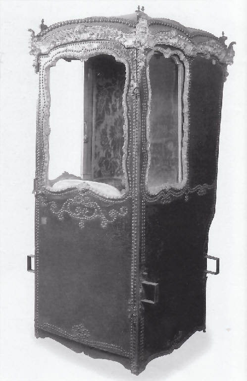 portantina - bottega piemontese (?) (terzo quarto sec. XVIII)