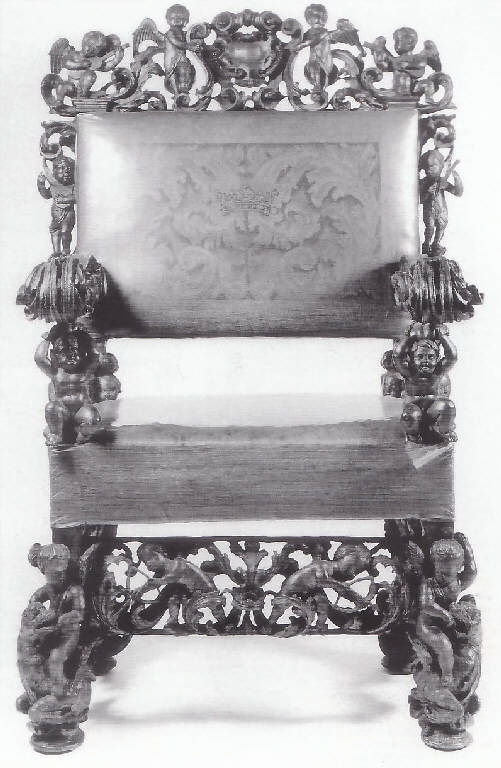 Putti (seggiolone) - bottega Italia Settentrionale (inizio, seconda metà sec. XVIII, sec. XIX)