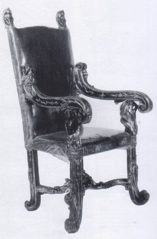 seggiolone - bottega lombarda (?) (inizio sec. XVIII)