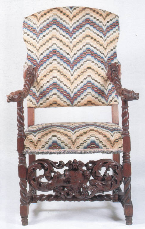 seggiolone - bottega Italia Settentrionale (ultimo quarto sec. XVII)