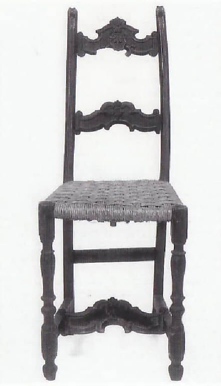 sedia - bottega lombarda (prima metà, fine sec. XVIII, sec. XIX)