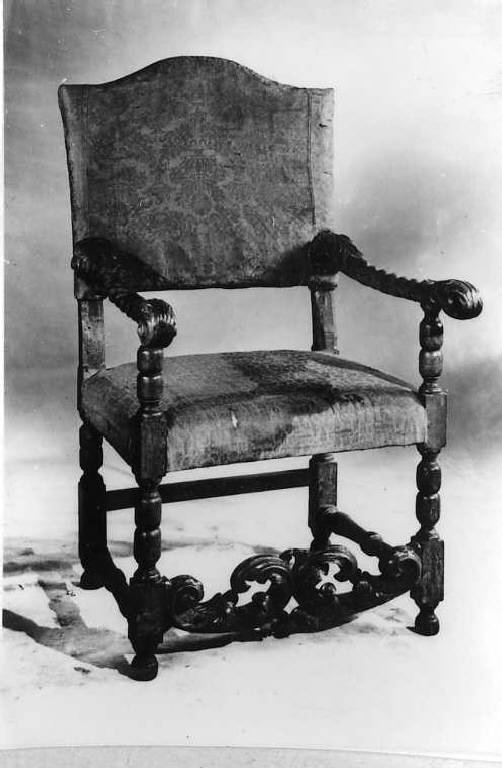 seggiolone - bottega lombarda (prima metà sec. XVIII)