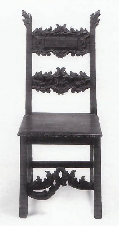 sedia - bottega lombarda (inizio sec. XVIII)