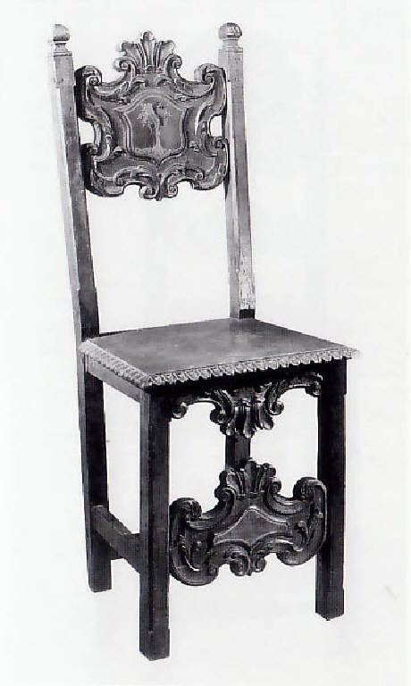 sedia - bottega lombarda (inizio sec. XVIII)