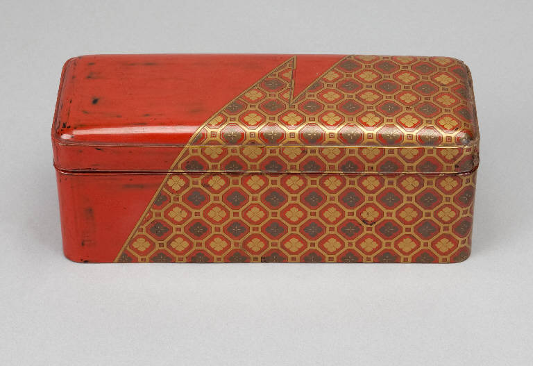 Motivi decorativi geometrici (scatola per calligrafia) - manifattura giapponese (seconda metà sec. XIX)