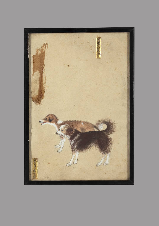 Cani (dipinto) - manifattura giapponese (sec. XIX)