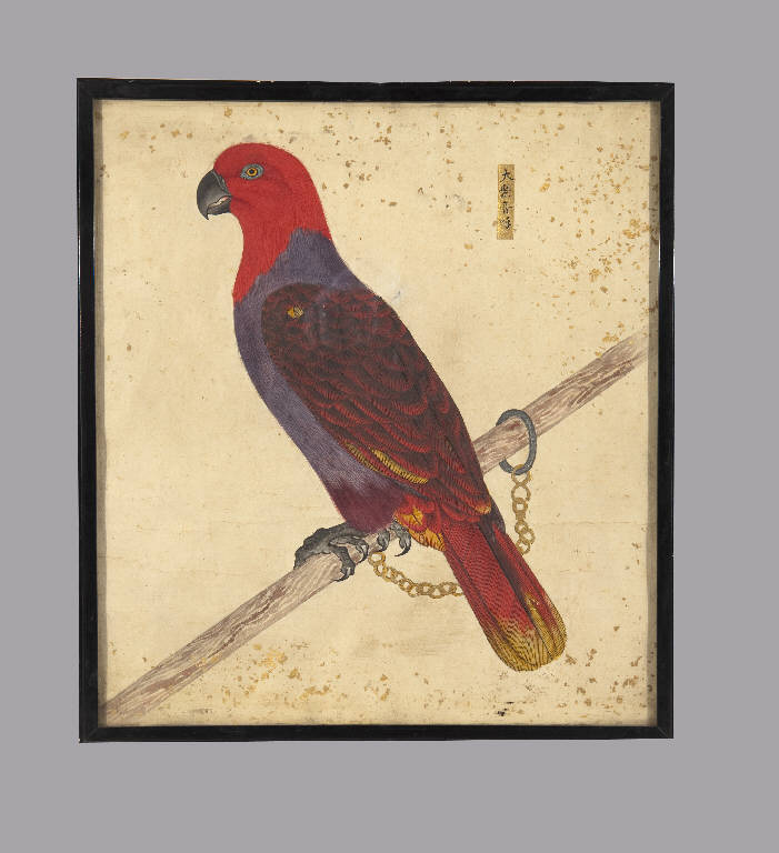 Uccello (dipinto) - manifattura giapponese (sec. XIX)