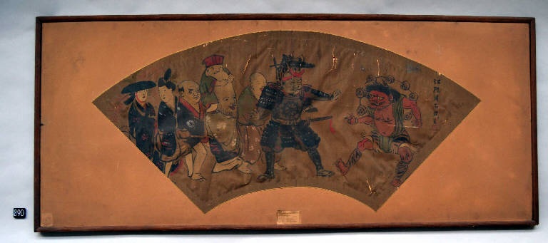 I sette dei della fortuna (dipinto) - manifattura giapponese (secc. XVIII/ XIX)