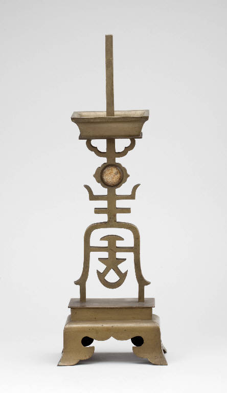 Ideogrammi (candeliere, coppia) - manifattura giapponese (sec. XIX)