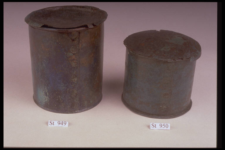 coperchio - cultura di Golasecca (sec. V a.C)