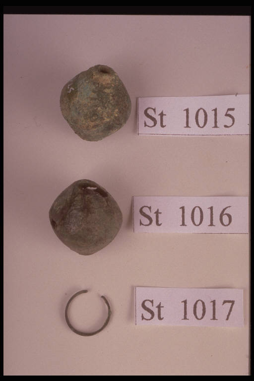 anello a spirale - cultura di Golasecca (secc. VI/ IV a.C)