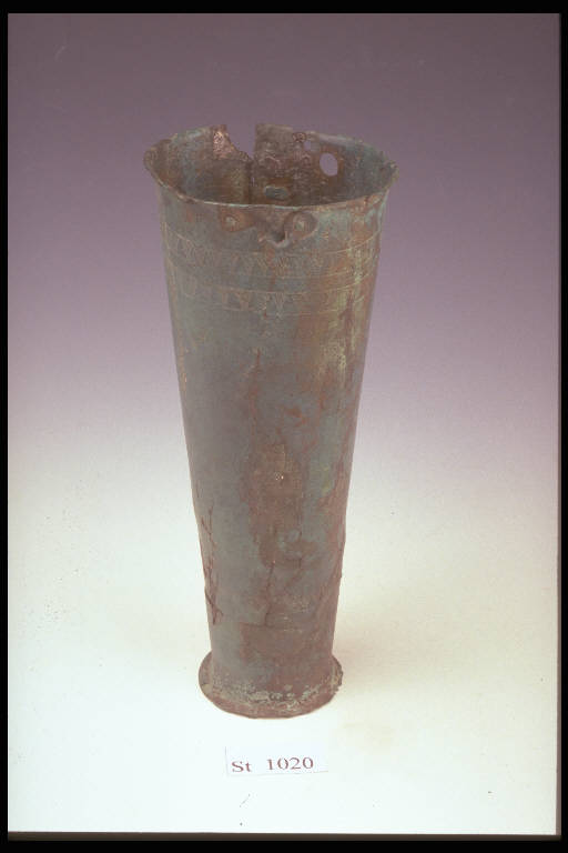 situla - cultura di Golasecca (sec. V a.C)