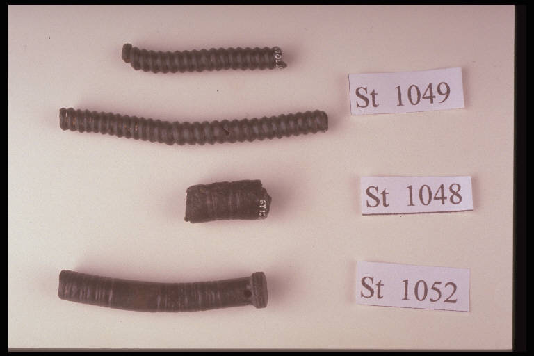 collana (elemento di) - cultura di Golasecca (sec. VII a.C)