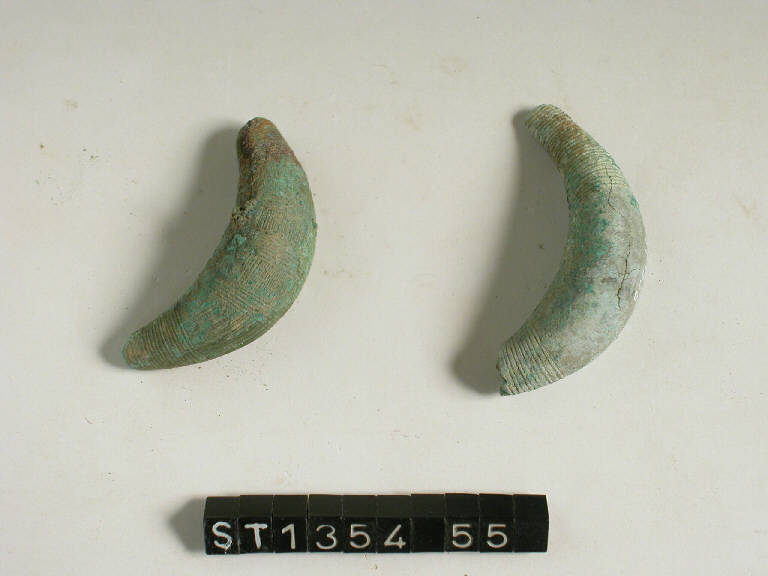 fibula a sanguisuga - cultura di Golasecca (fine/ inizio secc. VI/ V a.C)