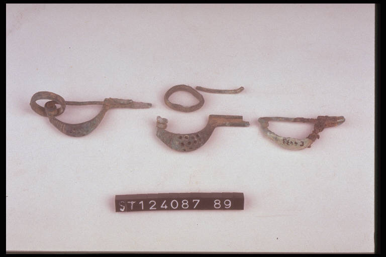 fibula a sanguisuga - cultura di Golasecca (fine/ inizio secc. VI/ V a.C)