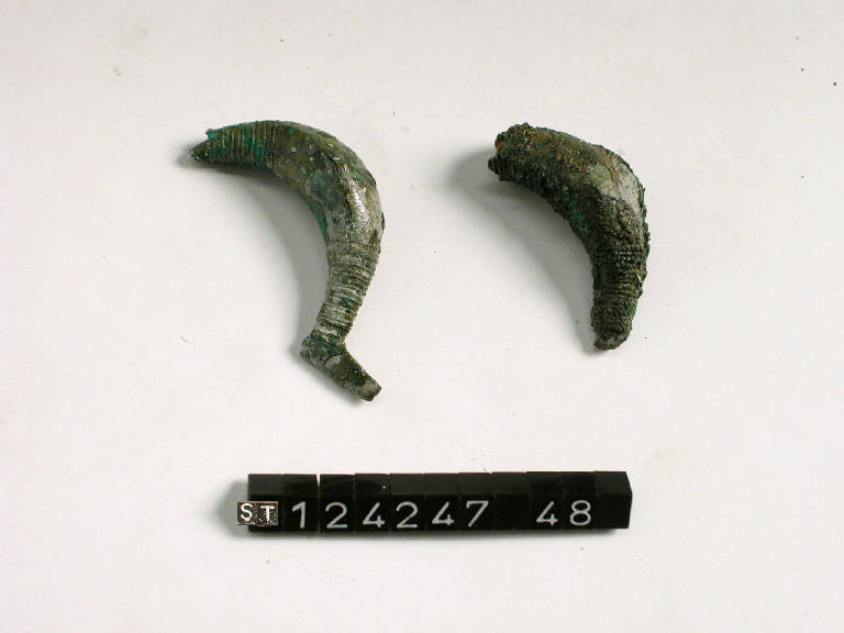 fibula a sanguisuga - cultura di Golasecca (terzo quarto sec. VI a.C)