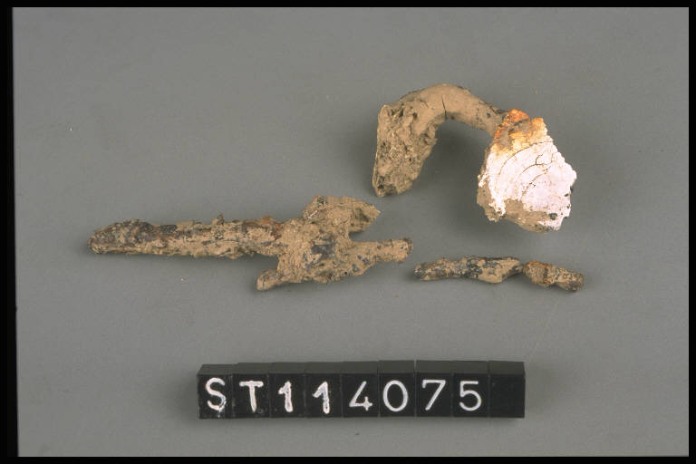 fibula ad arco serpeggiante - cultura di Golasecca (sec. VII a.C)