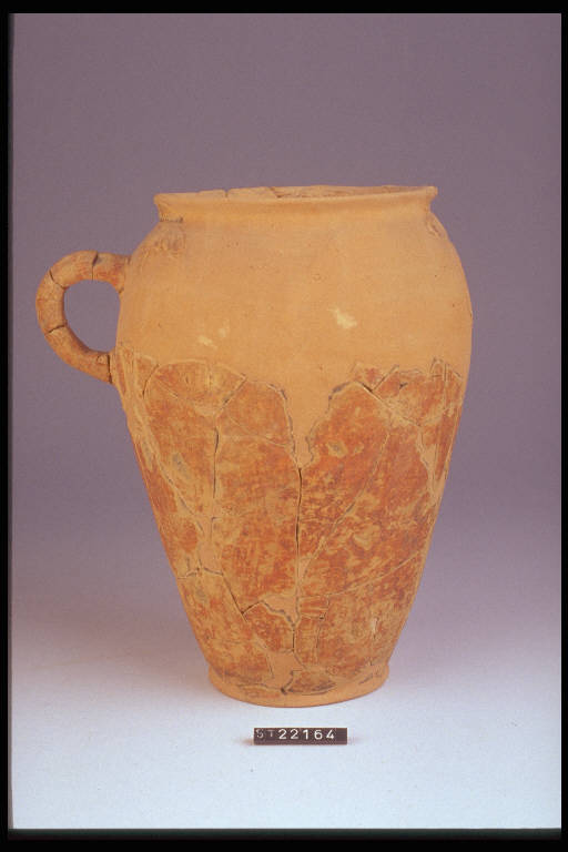 boccale ovoide - cultura di Golasecca (fine/ inizio secc. VI/ V a.C)