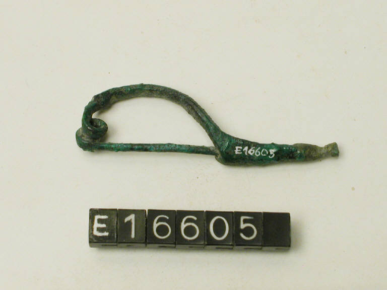 fibula ad arco pieno - cultura di Golasecca (sec. V a.C)