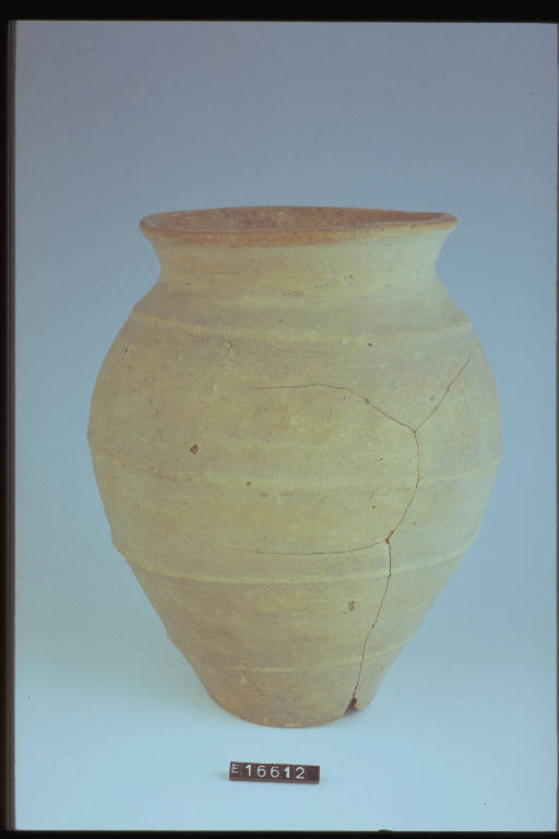 olla a pareti costolate - cultura di Golasecca (sec. V a.C)
