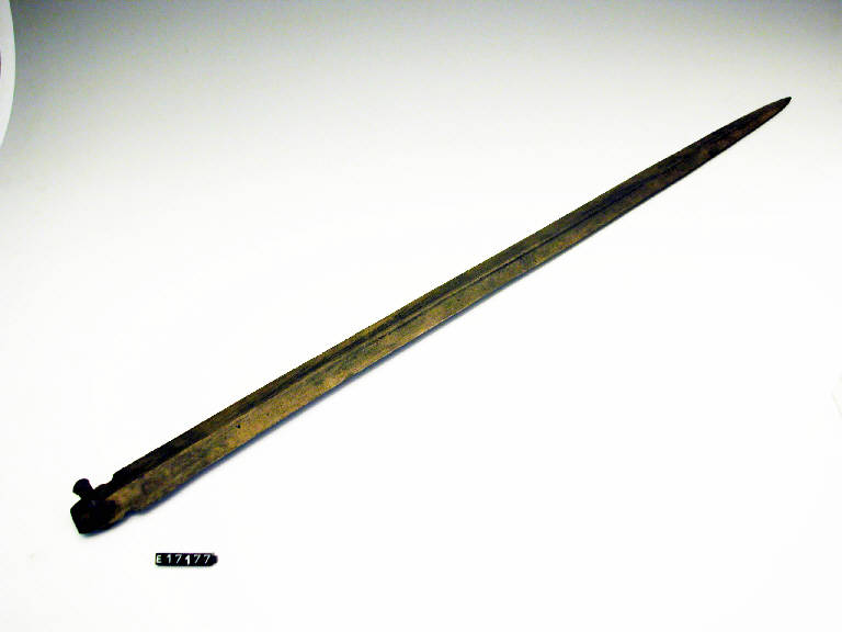 spada - periodo di età del Bronzo (sec. XIV a.C)
