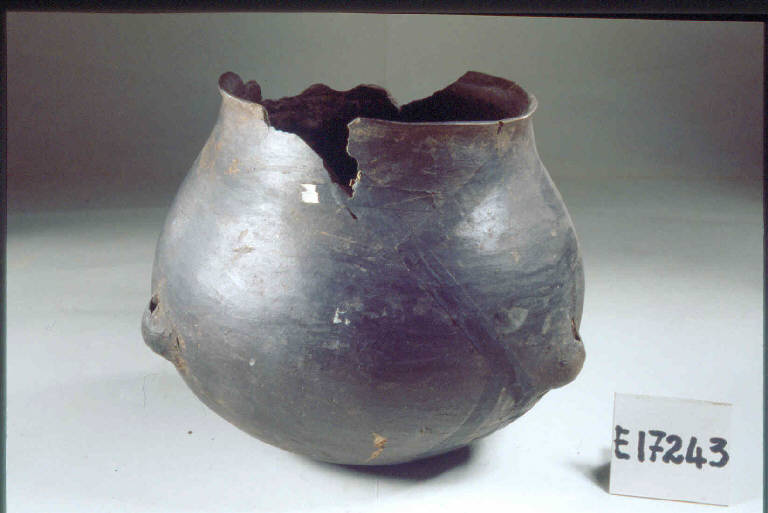 vaso globulare - cultura della Lagozza (secc. XXX/ XXVI a.C)