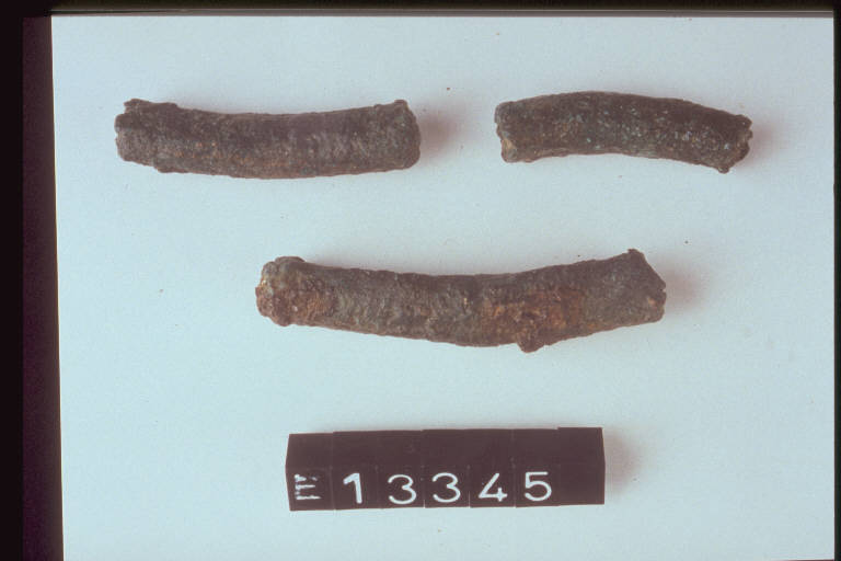 pendaglio, tipo Trezzo - cultura di Golasecca (fine/ inizio secc. VI/ V a.C)