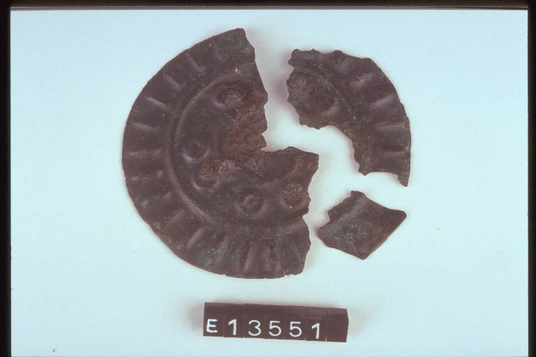 disco - cultura di Golasecca (fine/ inizio secc. VI/ V a.C)