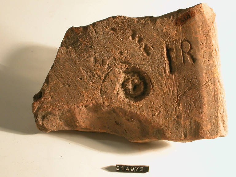 tegola - produzione romana (secc. I/ IV d.C)