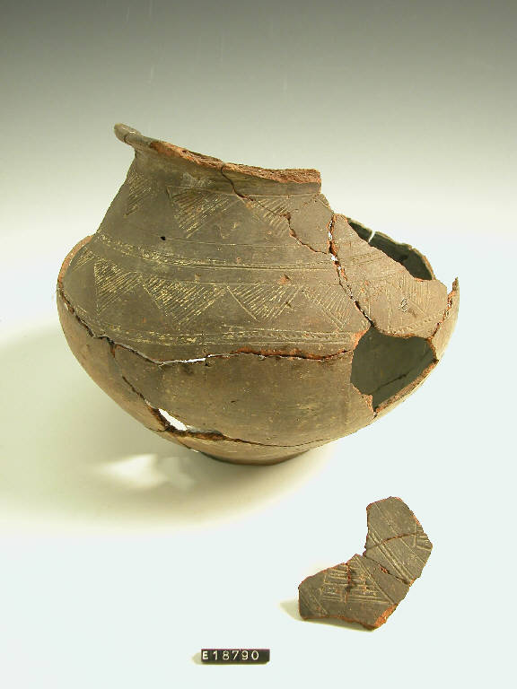 urna biconica - cultura di Golasecca (ultimo quarto sec. VII a.C)