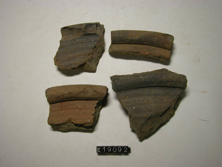 vaso (frammenti di) - cultura di Golasecca (secc. V/ IV a.C)