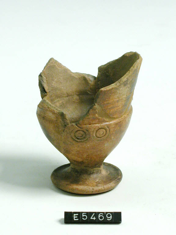 bicchiere a calice - cultura di Golasecca (sec. V a.C)
