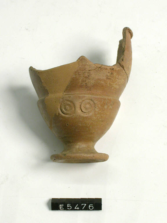 bicchiere a calice - cultura di Golasecca (sec. V a.C)
