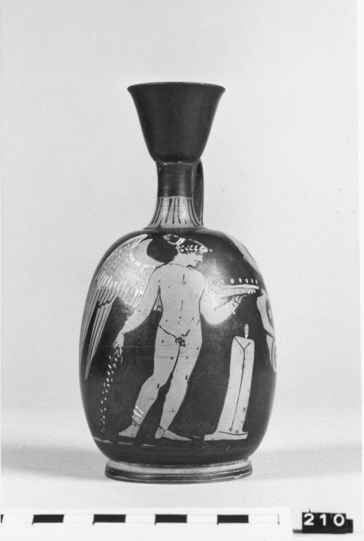 lekythos aryballica - ambito apulo medio (sec. IV a.C)