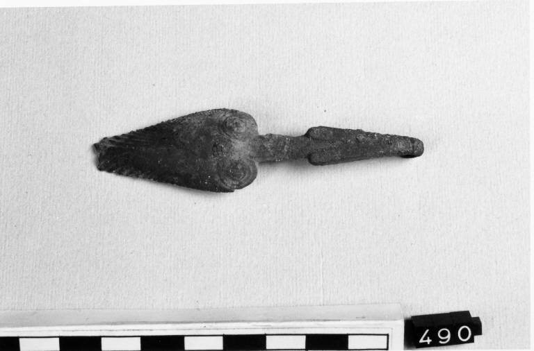 gancio di cinturone - ambito italico (secc. V/IV a.C)