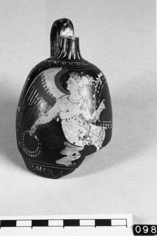 lekythos, Morel 5418b1 - ambito apulo (terzo quarto sec. IV a.C)