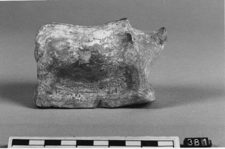 Maiale (statuetta) - produzione magno-greca (sec. IV a.C)