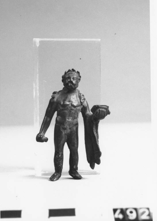 Ercole bibax (statuetta) - ambito romano (sec. III d.C)