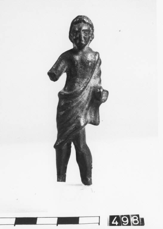 Figura di devoto stante (statuetta) - ambito centro-italico (fine/ inizio secc. IV/III a.C)