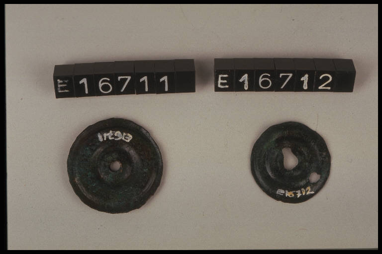 disco - cultura di Golasecca (secc. VIII/ V a.C)