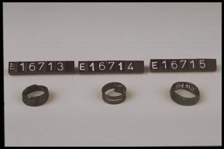 anello - cultura di Golasecca (secc. VIII/ V a.C)