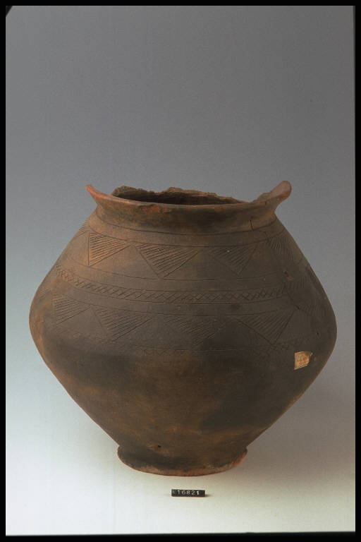 urna biconica - cultura di Golasecca (sec. VII a.C)